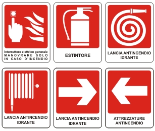segnaletica antincendio